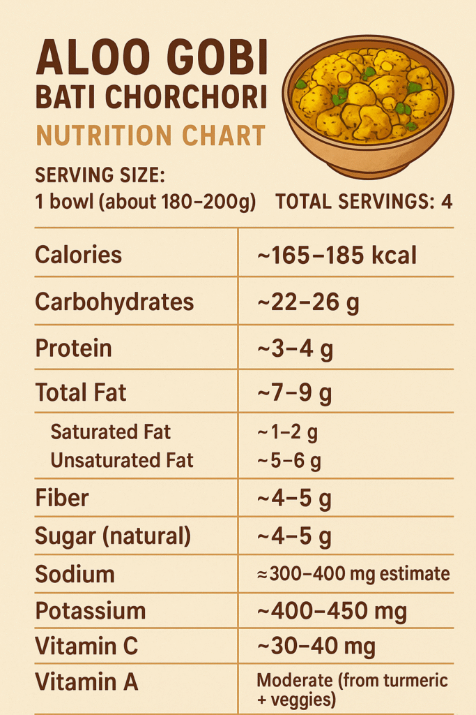 Recipe nutrition facts