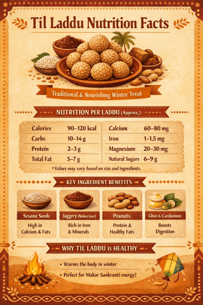 til laddu nutrition facts