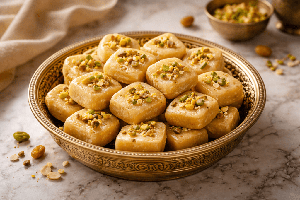 nolen gurer sandesh recipe