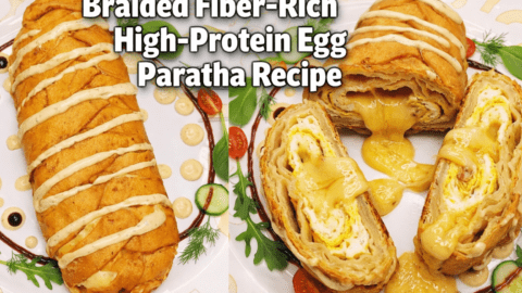 High-protein egg paratha