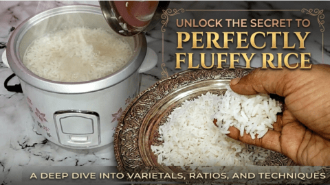 Perfect Fluffy Rice in electric cooker