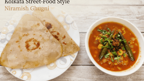 No onion garlic matar ke chole