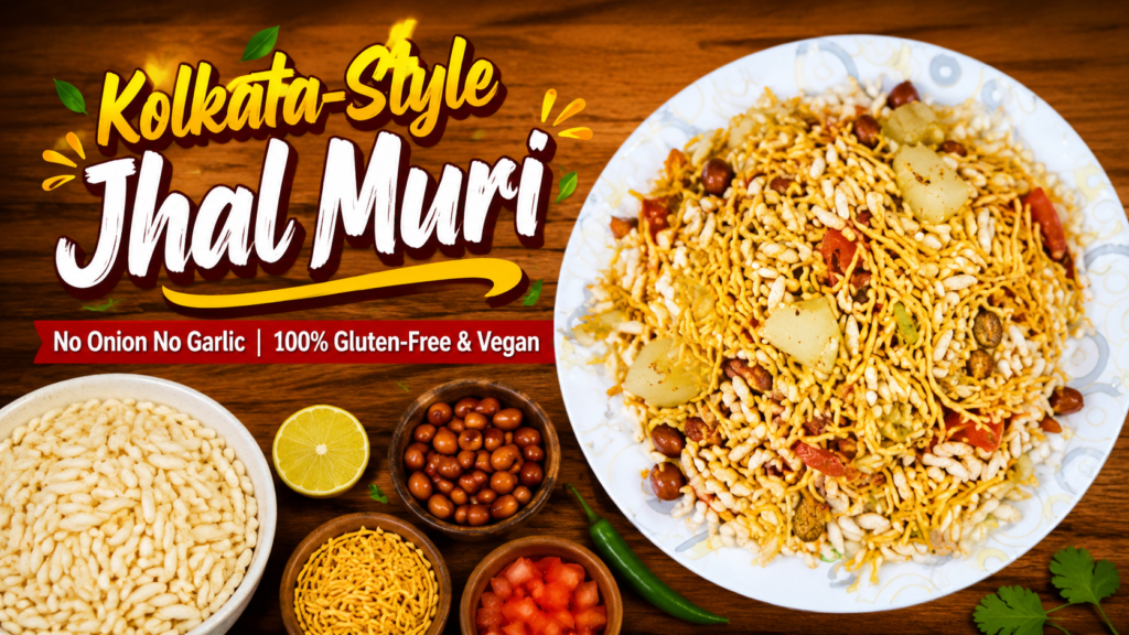 No Onion Garlic Jhal Muri