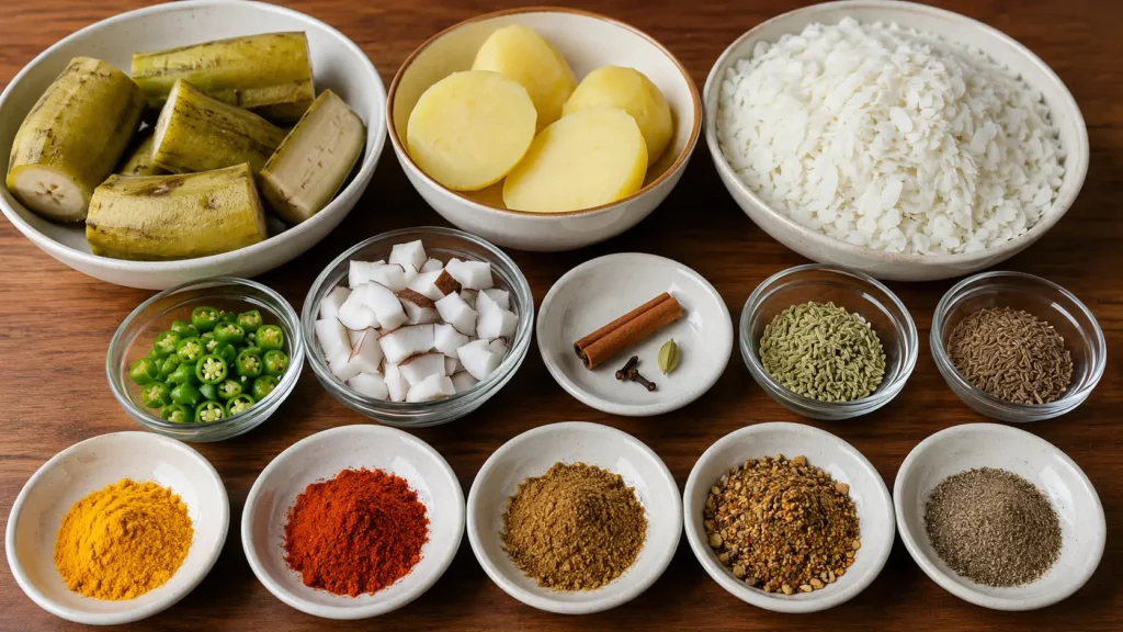 No Onion Garlic Raw Banana Poha Cutlet (Vegan, Gluten-Free) 1 Raw Banana Poha Cutlet Ingredients Overview
