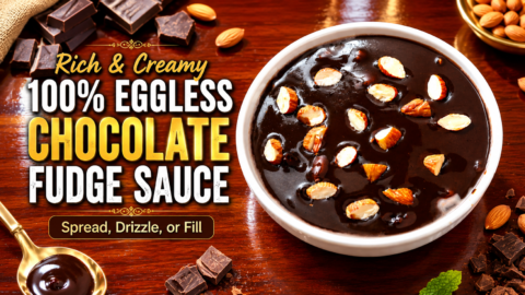 eggless chocolate fudge sauce