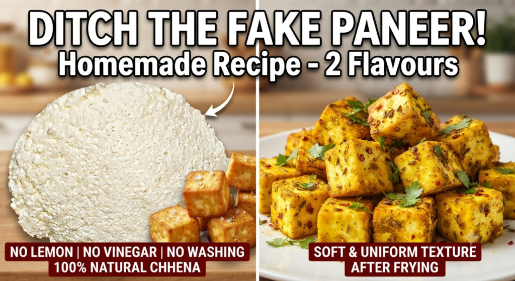how to make paneer at home