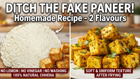how to make paneer at home